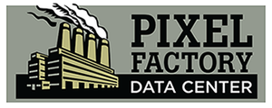Pixel Factory Data Center Logo